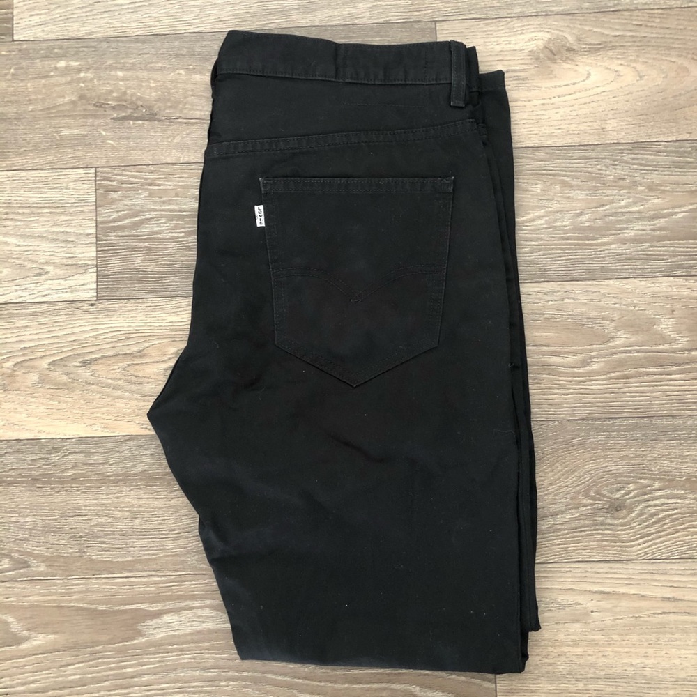 MENs LEVI’S Black Jeans 36x30